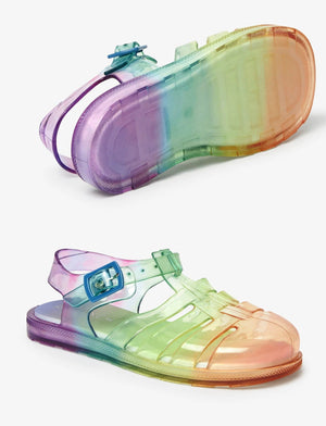 Next - Soft Soled Rainbow Kids Jelly Sandals - 28 