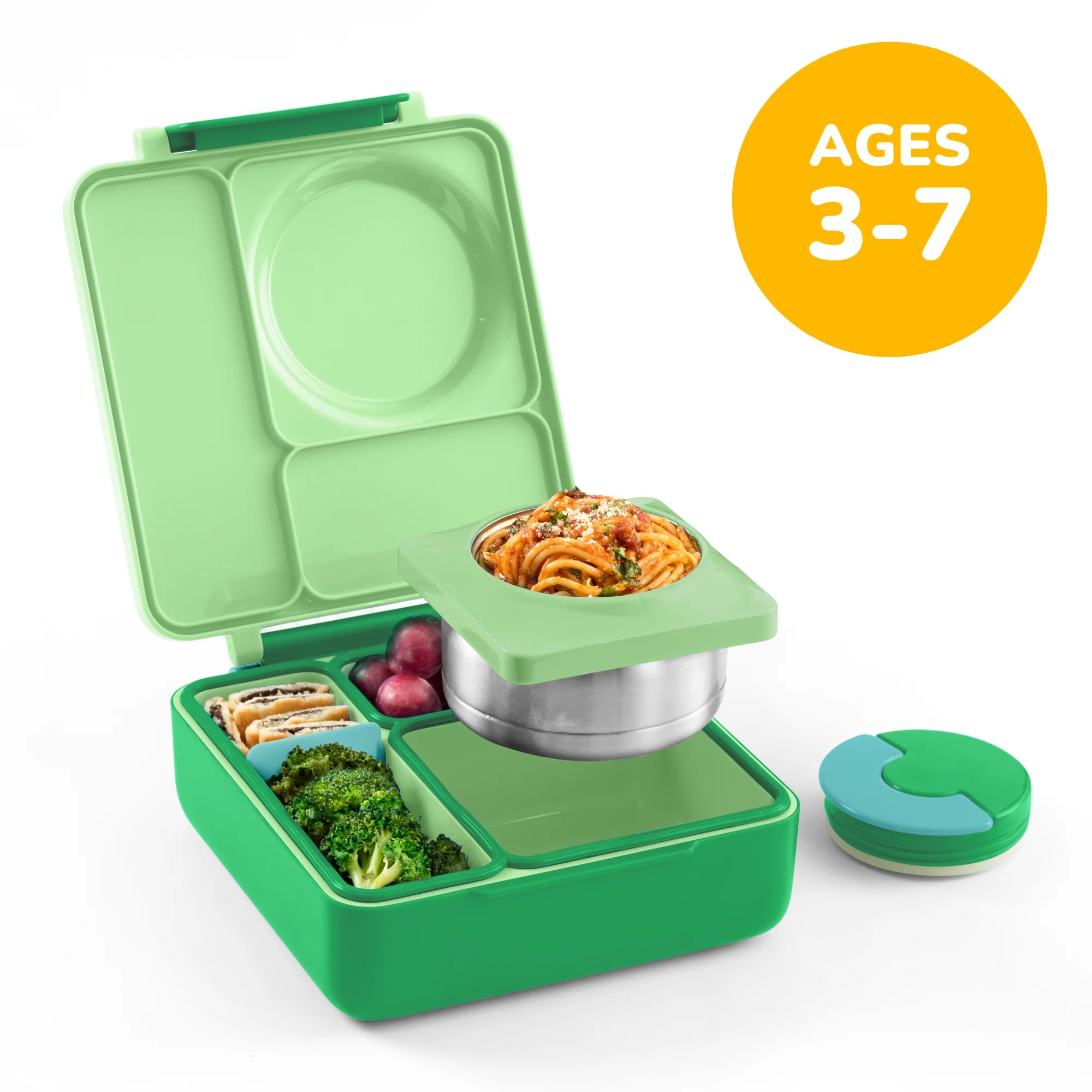 Omiebox - Isı Yalıtımlı Elma Yeşili Bento Yemek Kutusu