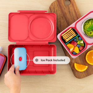 Omiebox - UP Isı Yalıtımlı 2. Nesil Kiraz Pembesi Bento Yemek Kutusu
