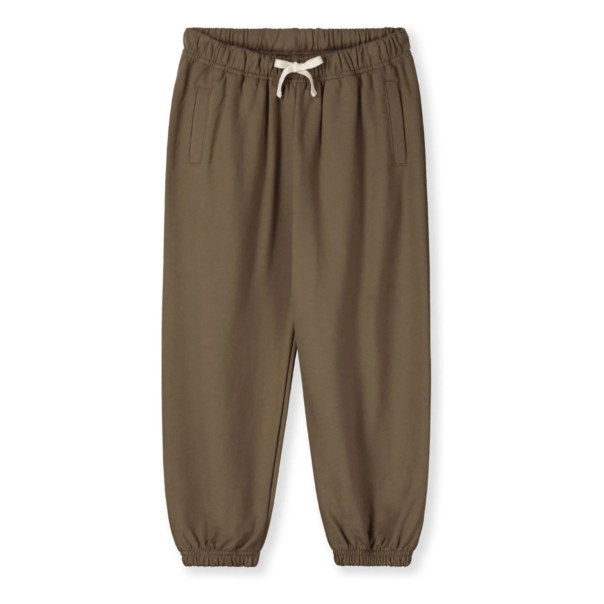 Gray Label - Organik pamuk jogger pantolon | Haki kahverengi
