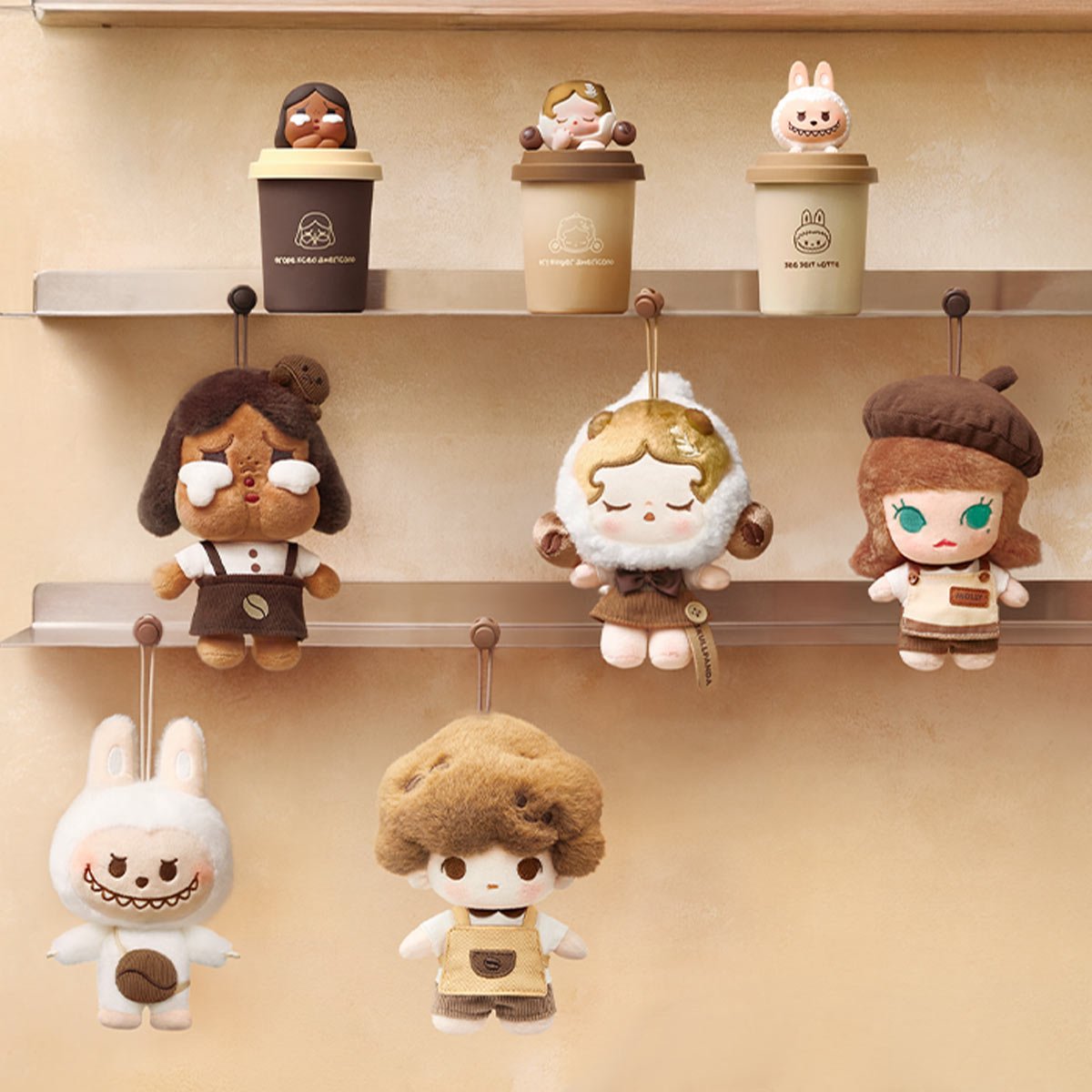 Pop Mart - Orijinal Bean Coffee Factory Peluş Bebek Süpriz Kör Paket