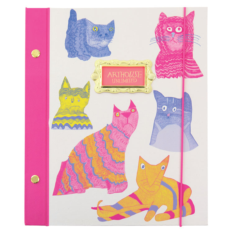 Portico Designs - Arthouse Unlimited Miaow A5 Sert Kapaklı Günlük