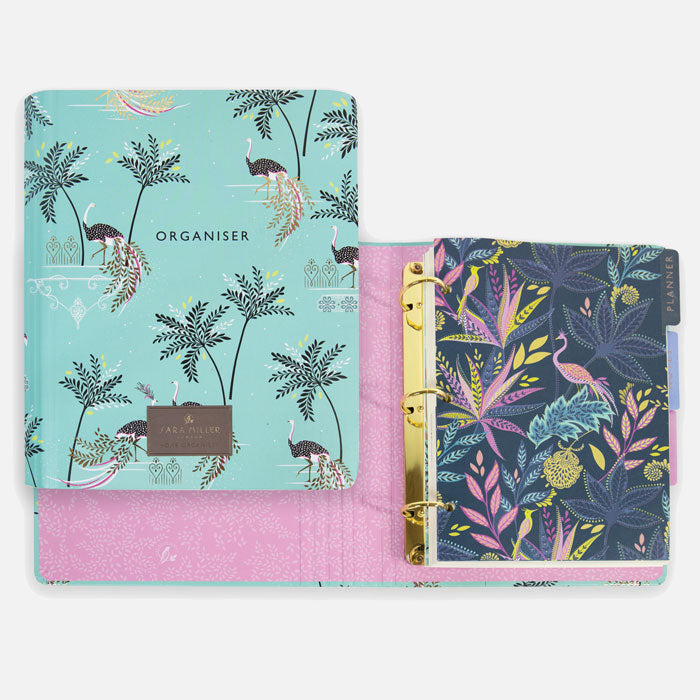 Portico Designs - Sara Miller: Devekuşu ve Palmiyeler Organizer Ajanda