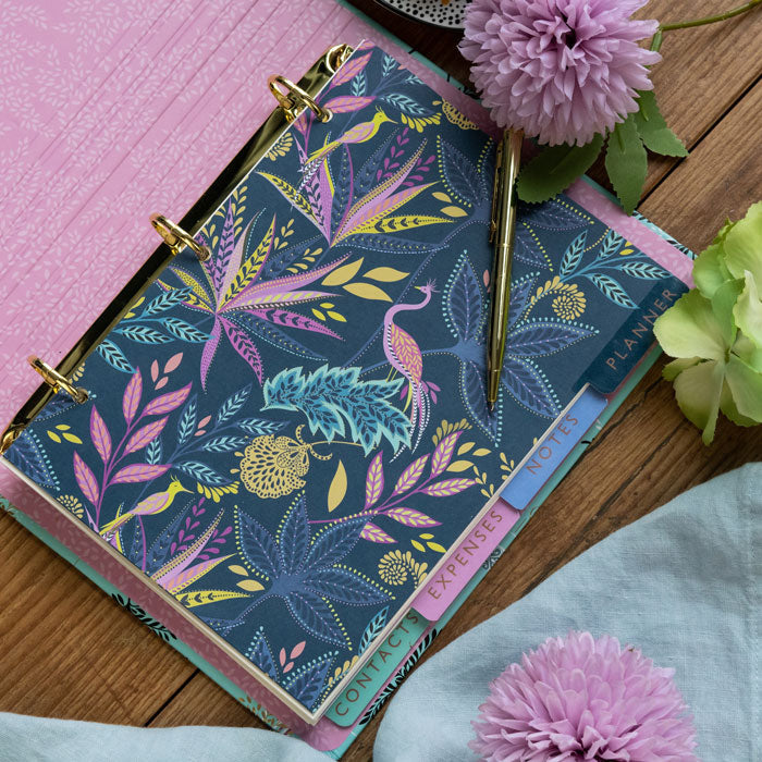 Portico Designs - Sara Miller: Ostrich and Palm Trees Organizer Planner