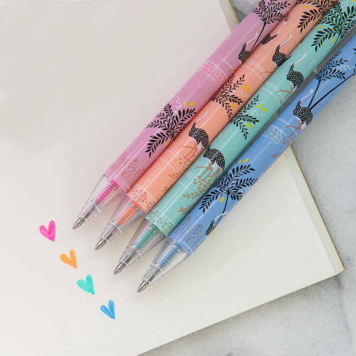 Portico Designs - Sara Miller: Savannah 4lü Jel Kalem Seti