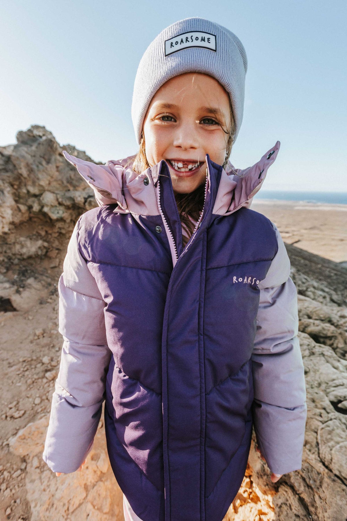 Roarsome - Şişme Mont - Alacakaranlık Moru