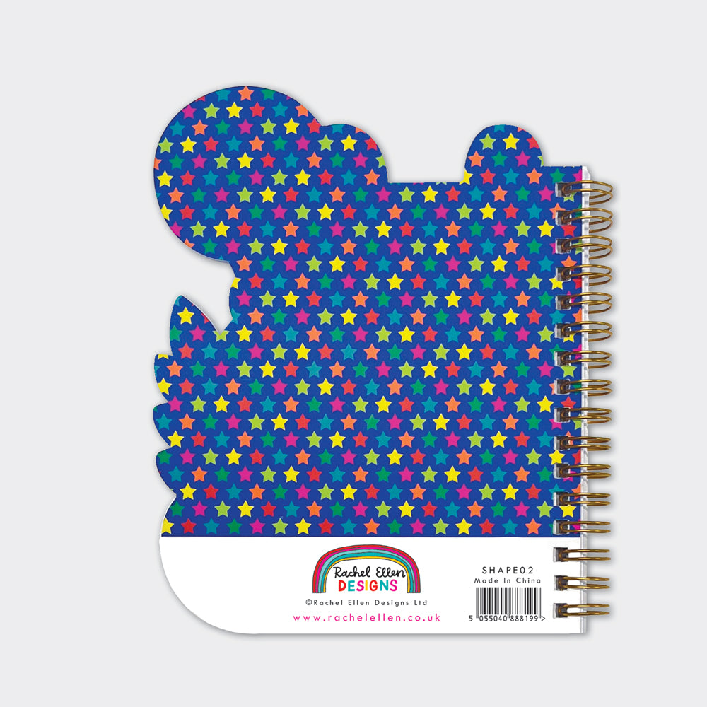 Rachel Ellen - Leopar Şekilli Tel Ciltli Defter