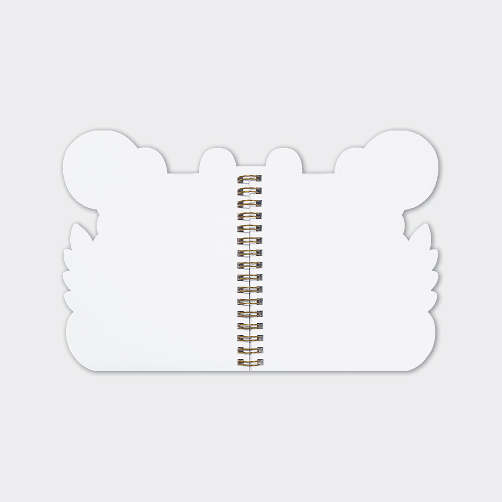 Rachel Ellen - Leopar Şekilli Tel Ciltli Defter
