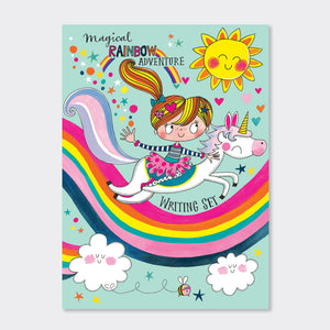 Rachel Ellen - Magical Rainbow Adventure Mektup Yazma Seti