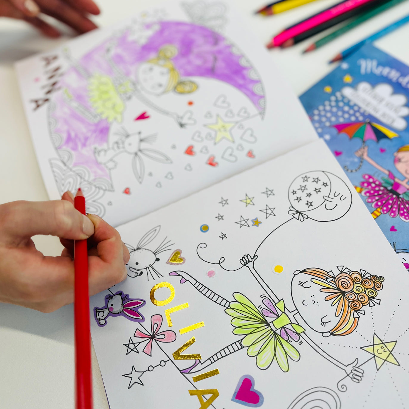 Rachel Ellen - Moondance Sticker Scene Colouring & Activity Book
