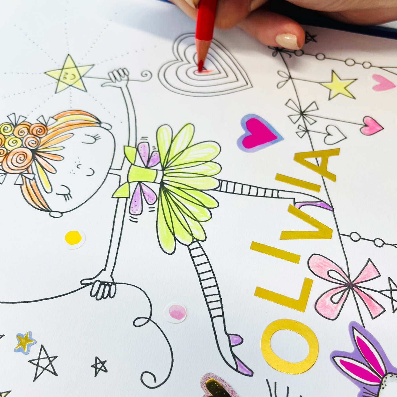 Rachel Ellen - Moondance Sticker Scene Colouring & Activity Book