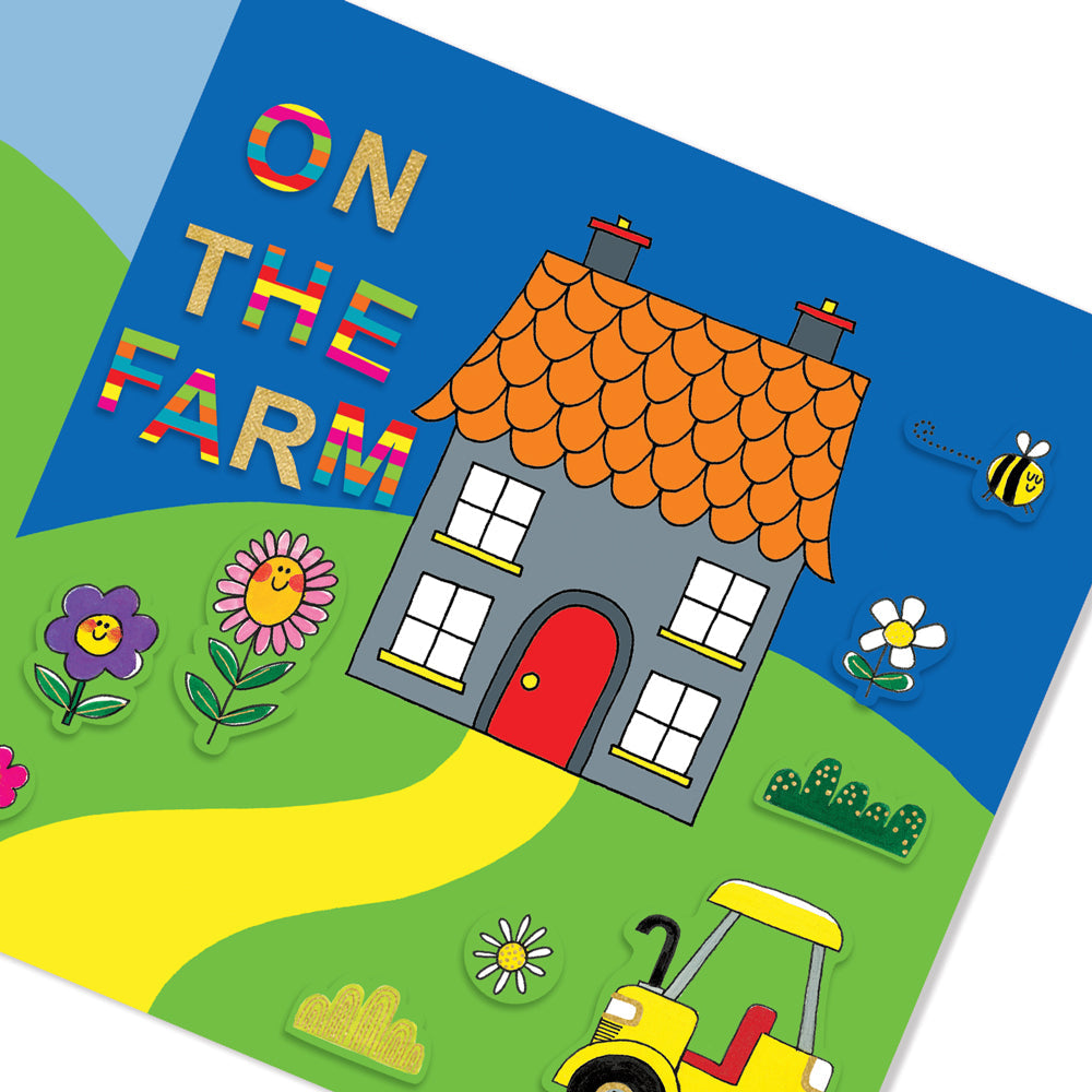Rachel Ellen - On The Farm Çıkartma Sahnesi Boyama ve Etkinlik Kitabı