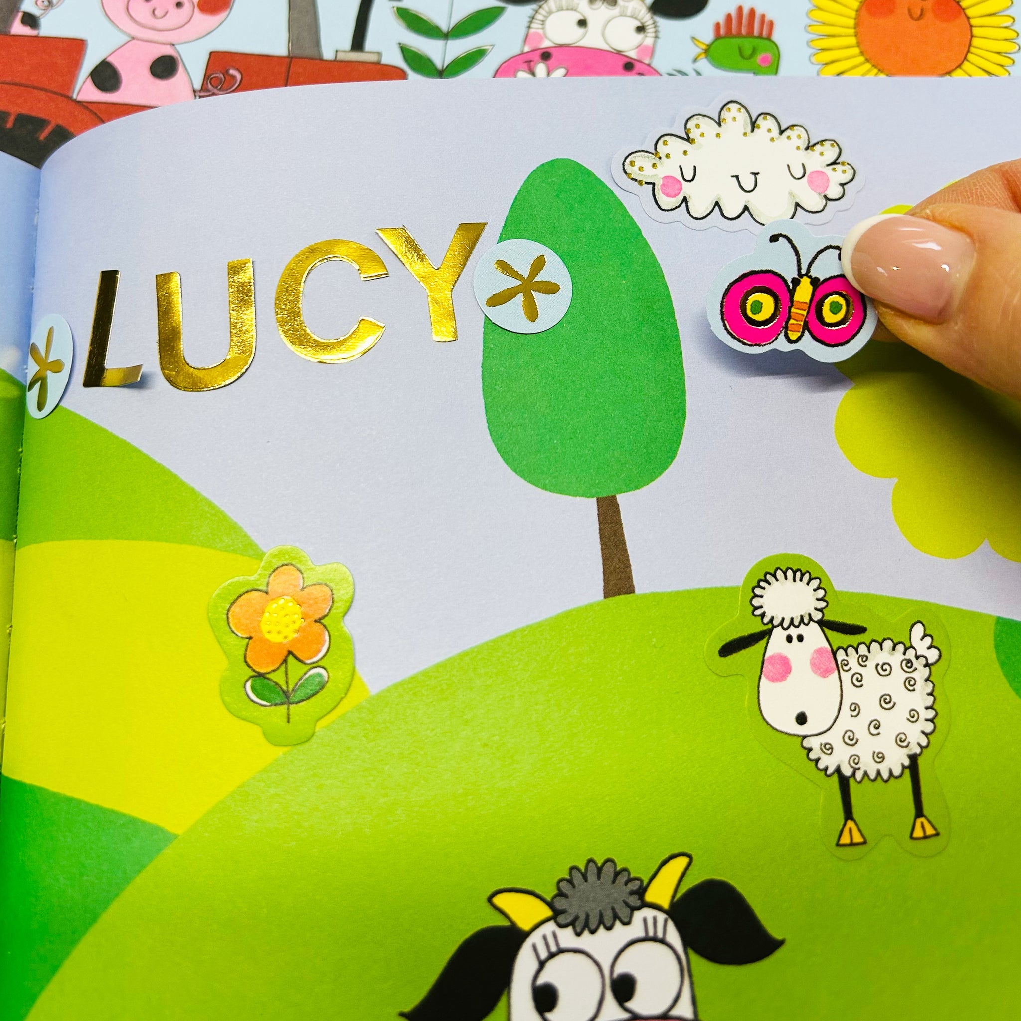 Rachel Ellen - On The Farm Çıkartma Sahnesi Boyama ve Etkinlik Kitabı