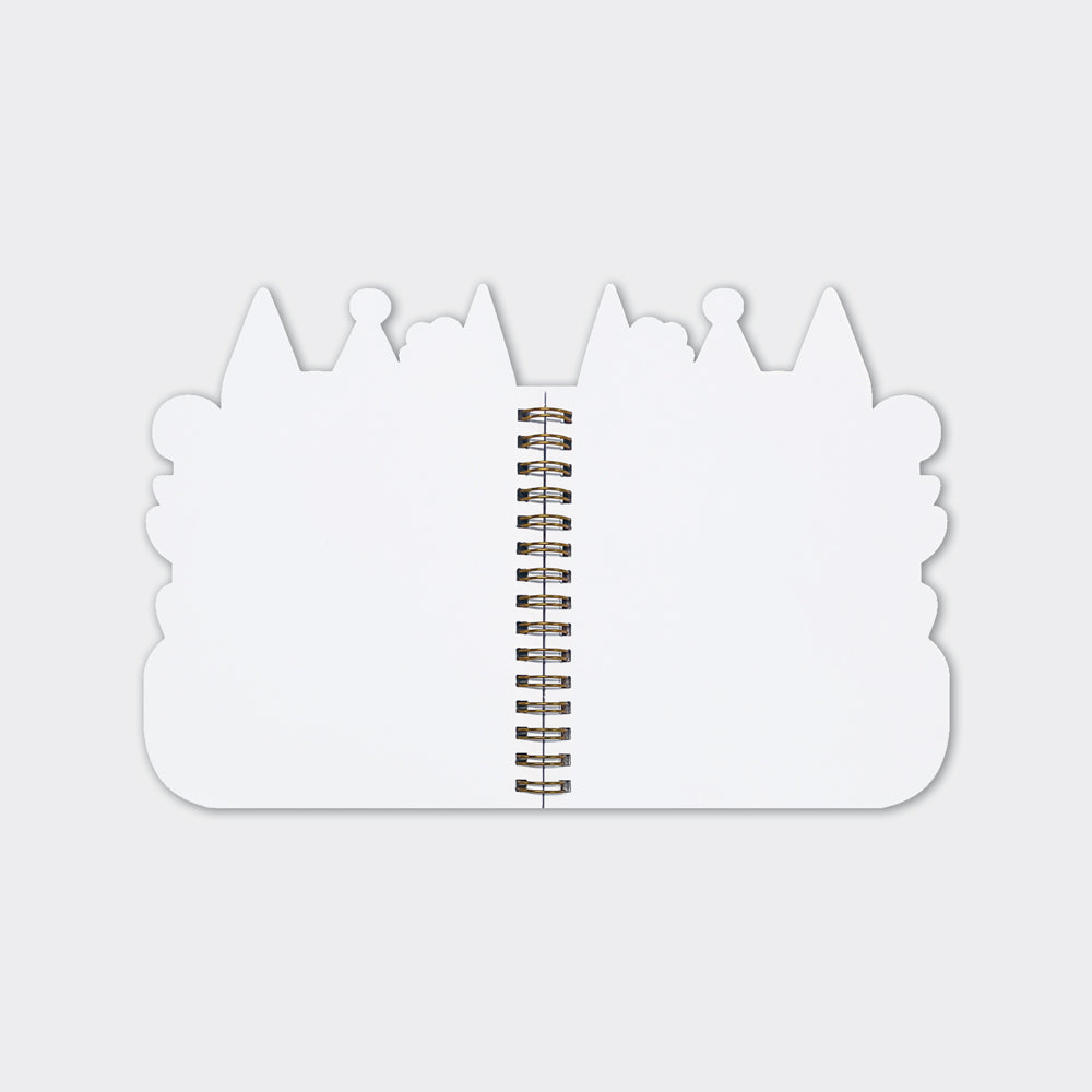 Rachel Ellen - Purr-fect Cat Shaped Spiral Notebook