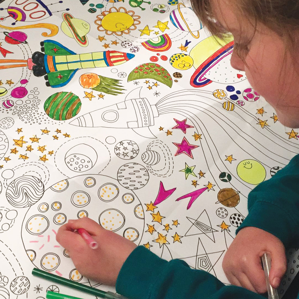 Rachel Ellen - To The Moon Dev Boyama Posterleri