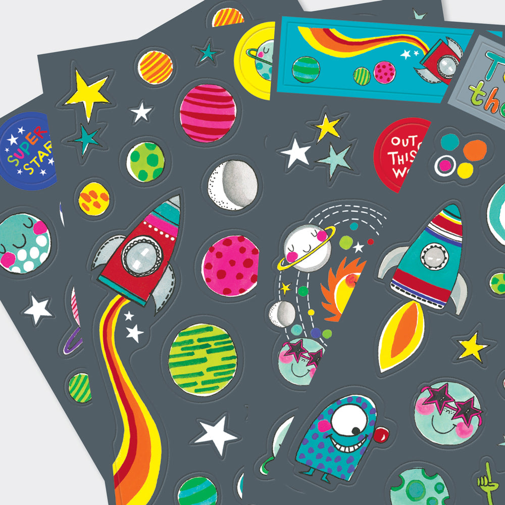 Rachel Ellen - To The Moon Sticker Çıkartma Kitapları