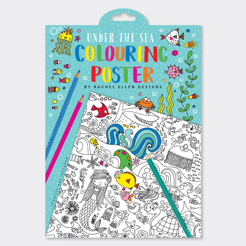 Rachel Ellen - Under The Sea Dev Boyama Posterleri