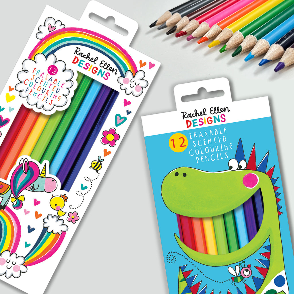 Rachel Ellen - Unicorns Scented and Eraser Pencil Set