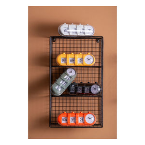 Present Time - Retro Wecker mit Röhrenanzeige | Orange