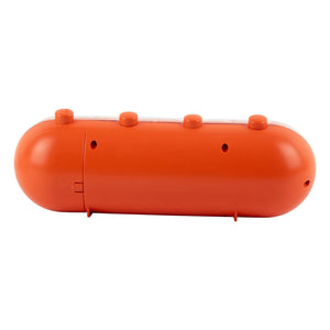 Present Time - Retro Wecker mit Röhrenanzeige | Orange