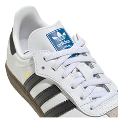 Adidas - Samba OG Sneaker mit elastischen Schnürsenkeln | Weiß