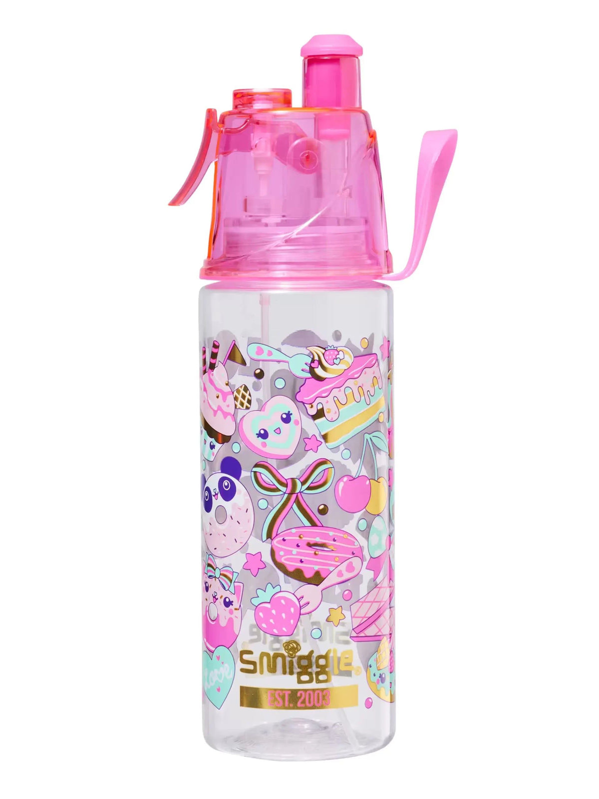 Smiggle - 20th Birthday Water Sprayer 560ML Automatic Water Bottle