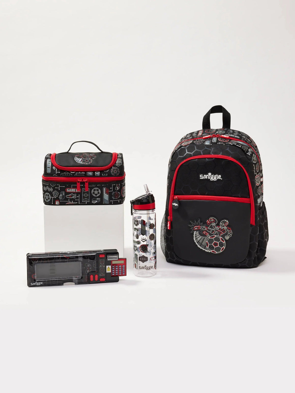 Smiggle - Away 4-teiliges Schultaschen-Set