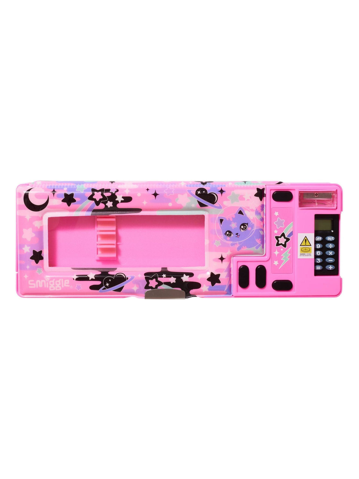 Smiggle – Away Automatisches Federmäppchen mit Taschenrechner