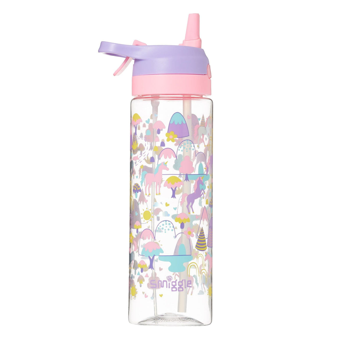 Smiggle - Beam Su Püskürtmeli Pipetli 700ML BPA İçermeyen Suluk