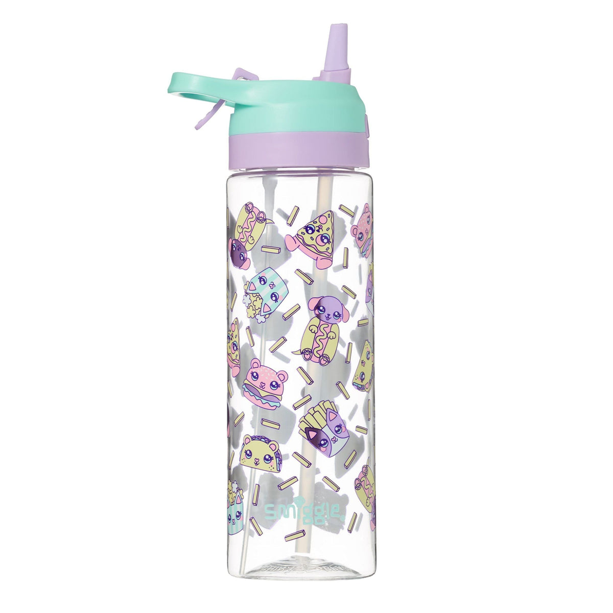 Smiggle - Beam Su Püskürtmeli Pipetli 700ML BPA İçermeyen Suluk