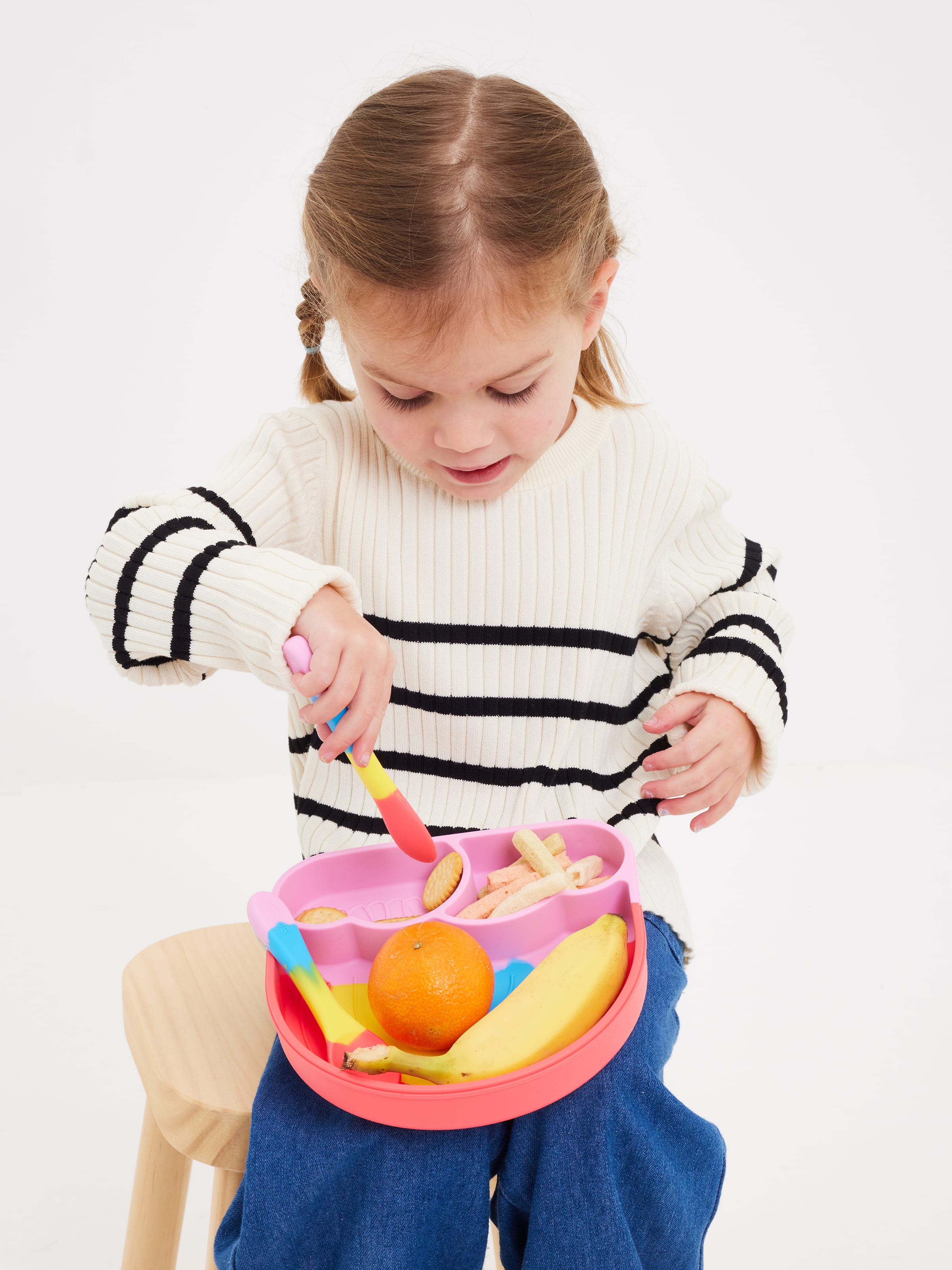 Smiggle - Big Dream Silikon Yemek Tabağı Seti