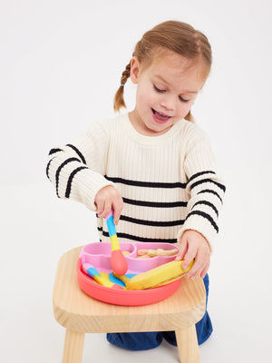 Smiggle - Big Dream Silikon Yemek Tabağı Seti