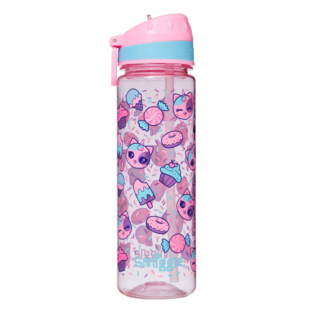 Smiggle - Budz Drink Up Getränkeflasche aus Kunststoff, 650 ml