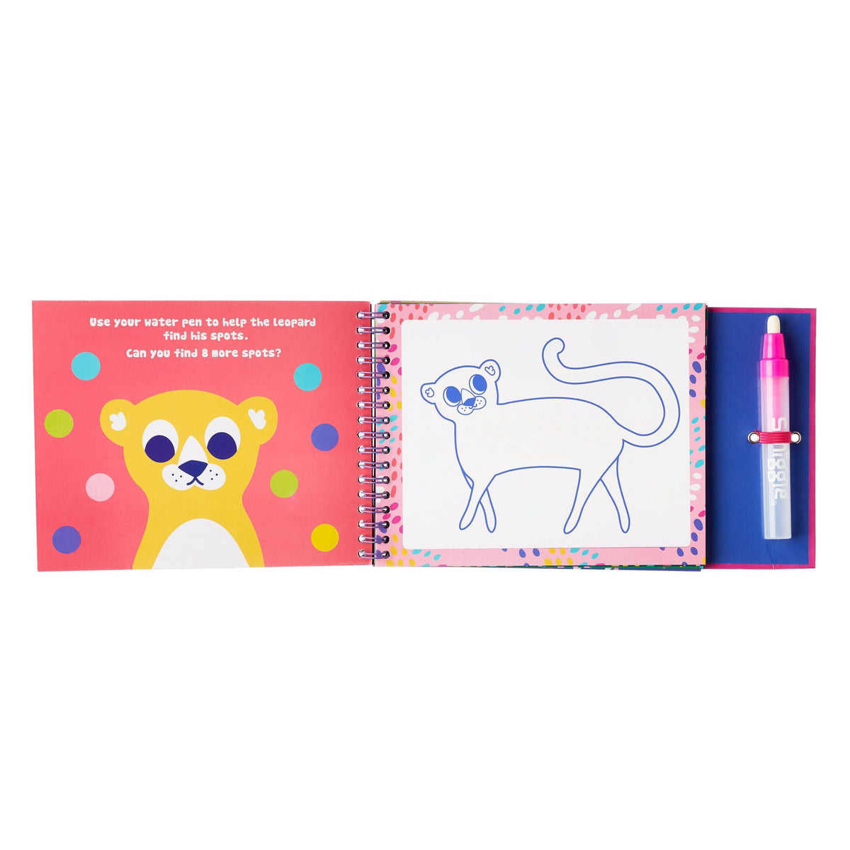 Smiggle - Büyülü Su Bazlı Boyalı Etkinlik Kitabı Mavi