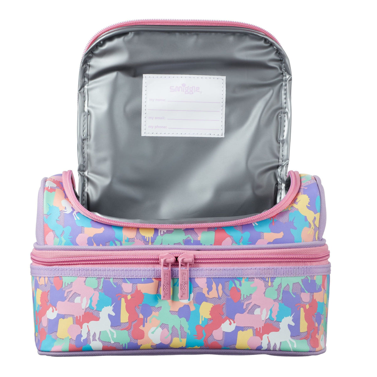 Smiggle - Çift Katlı Unicorn Beslenme Çantası