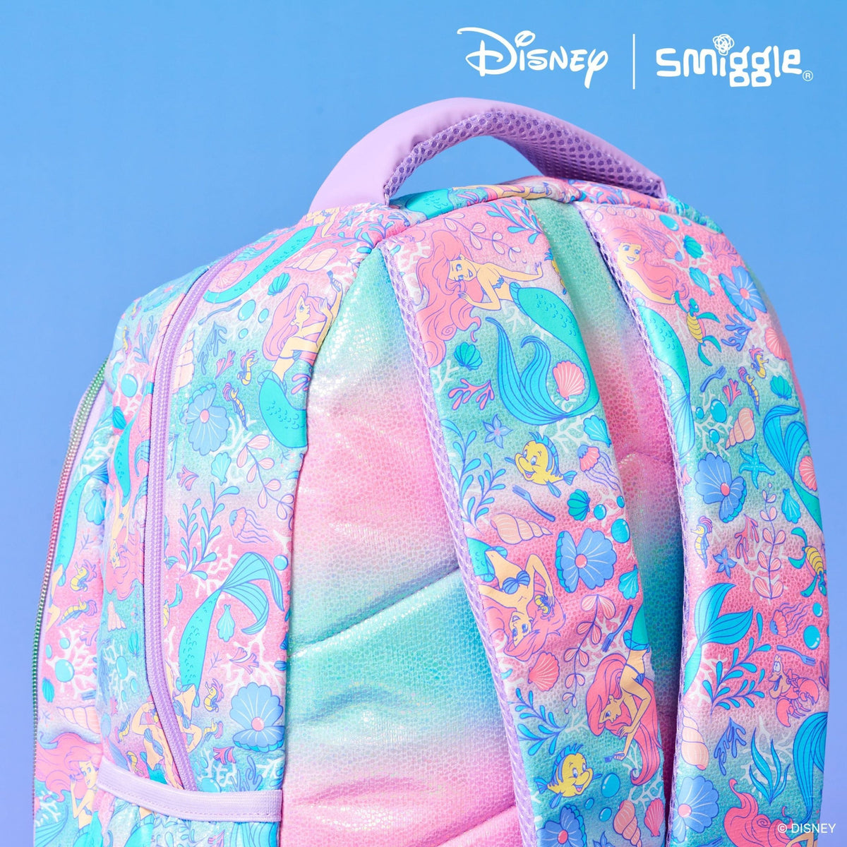 Smiggle – Disney Prinzessin Arielle 3-teiliges Schulranzen-Set