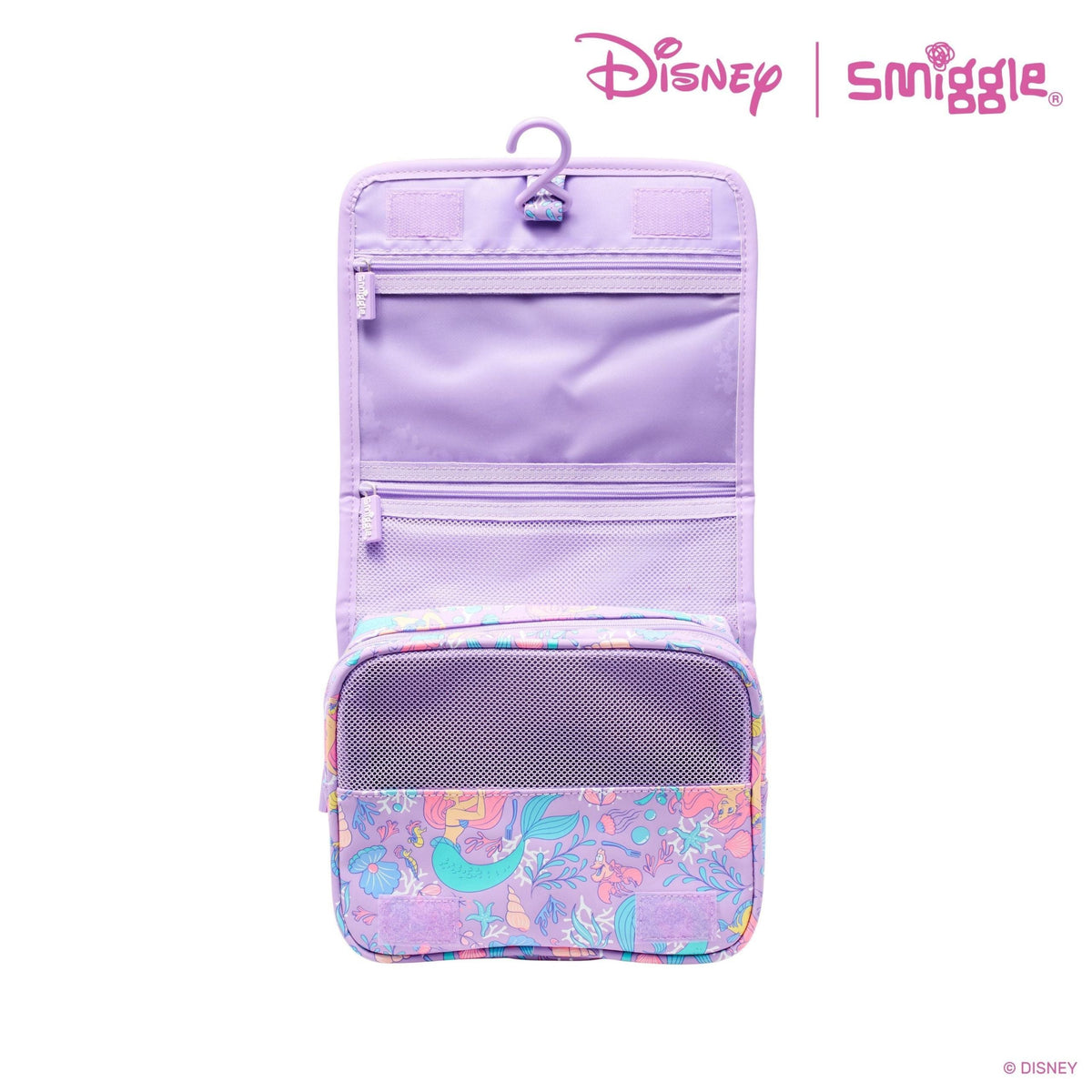 Smiggle - Disney Prenses Ariel Seyahat ve Tuvalet Çantası