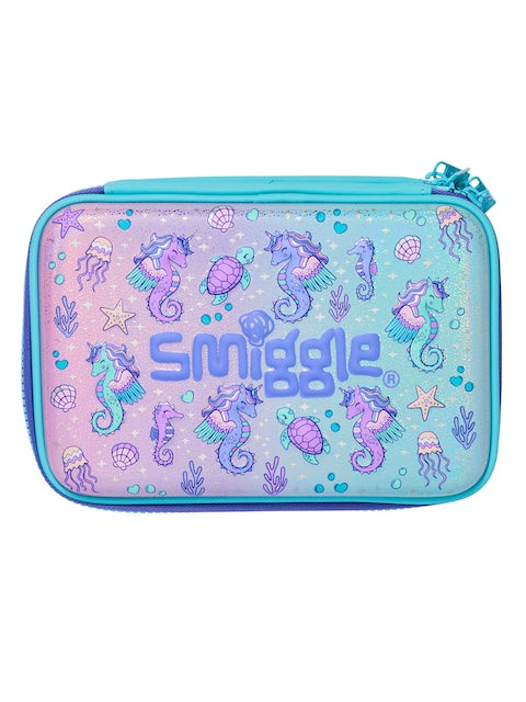 Smiggle - Epic Double Compartment Hardtop 3B Pencil Case