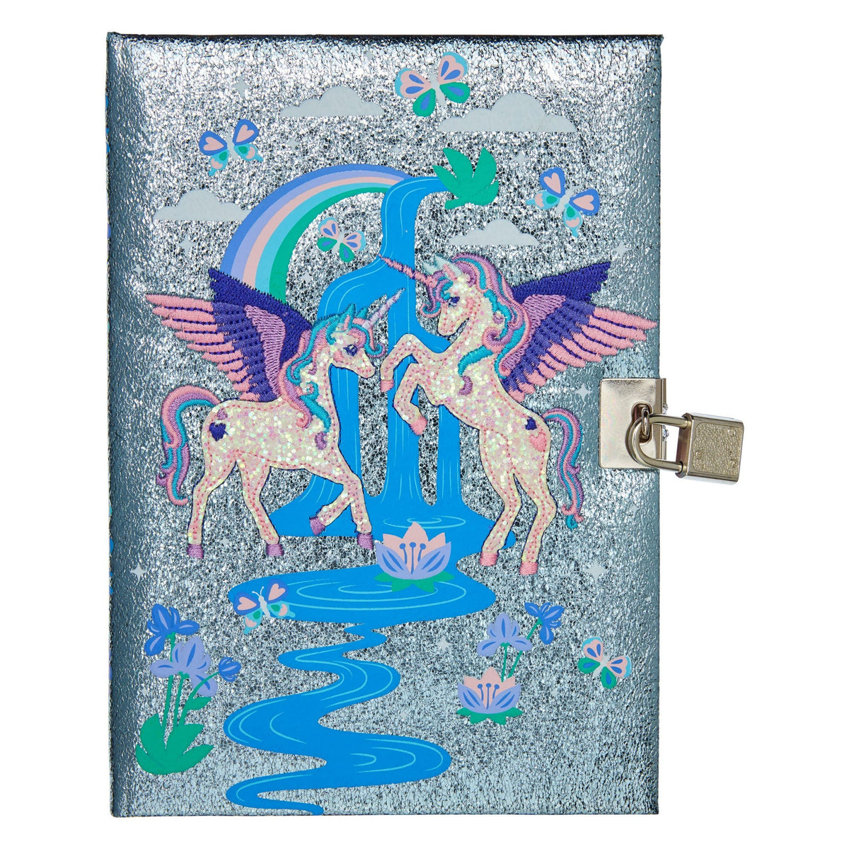 Smiggle - Far Away Unicornlar A5 Kilitli Defter