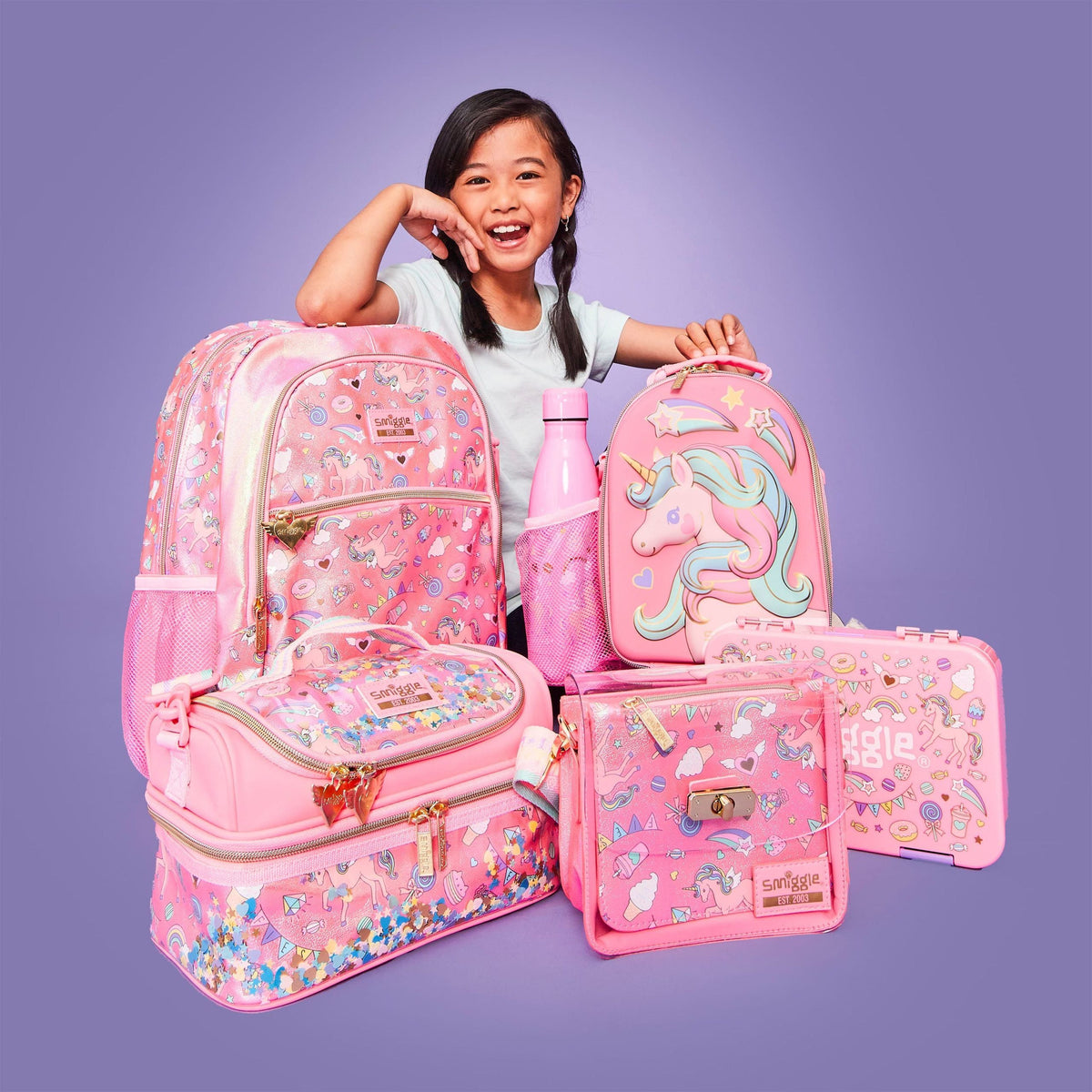 Smiggle - Fiesta Shoulder and Weekend Bag