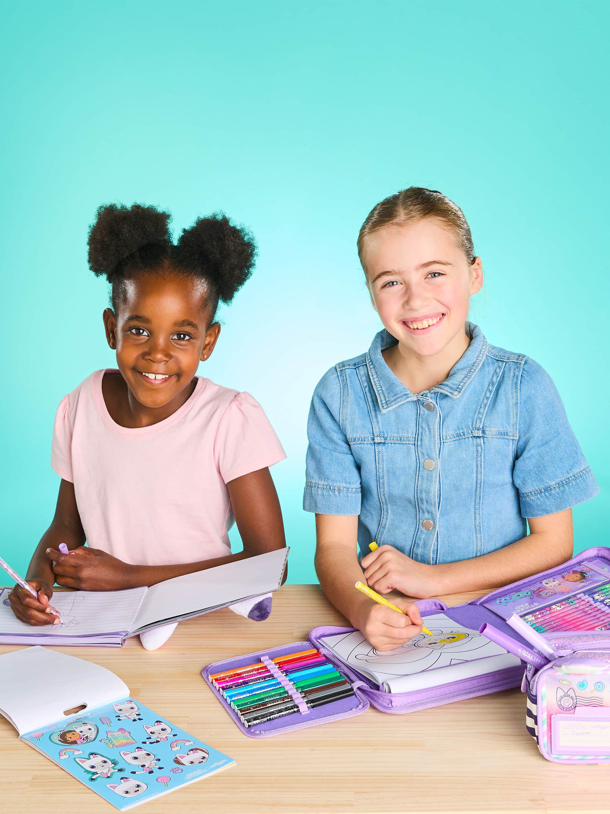 Smiggle - Gabbys Dollhouse Pencil Case and Stationery Set