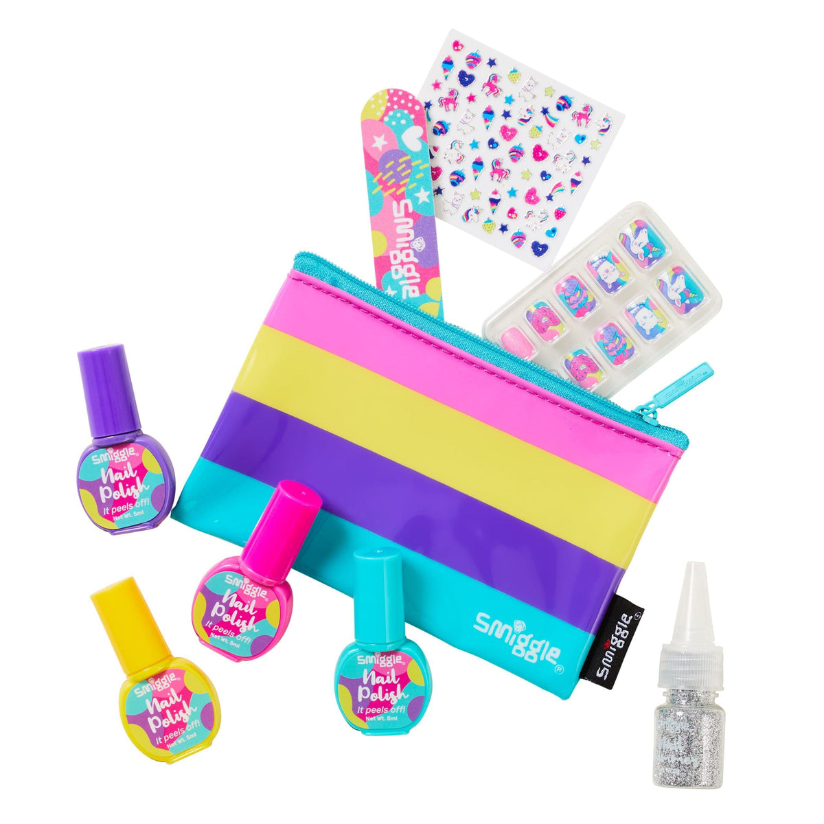 Smiggle - Glam Çocuk Tırnak Bakım Hediye Seti