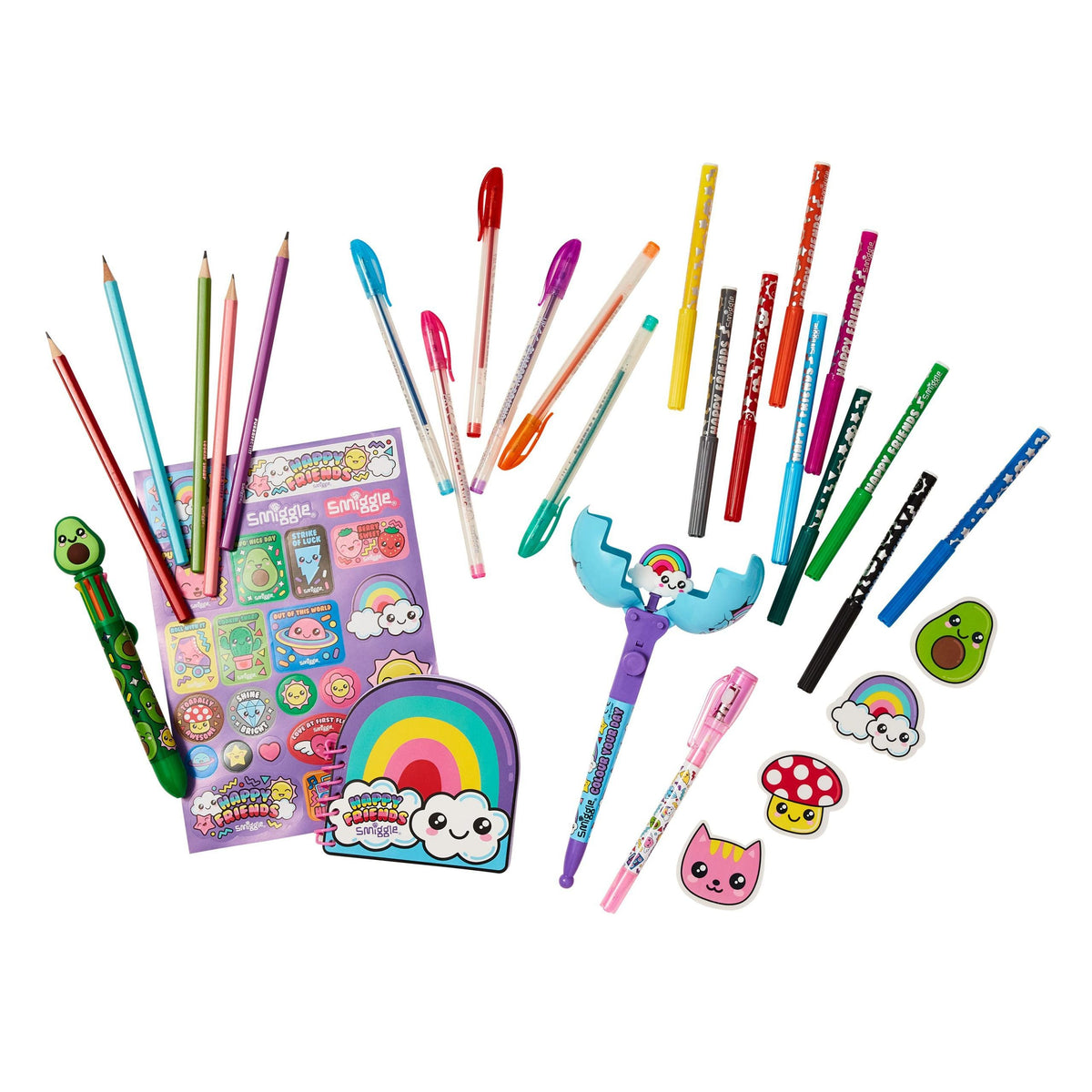 Smiggle - Happy Friends Boyama ve Yazma Seti