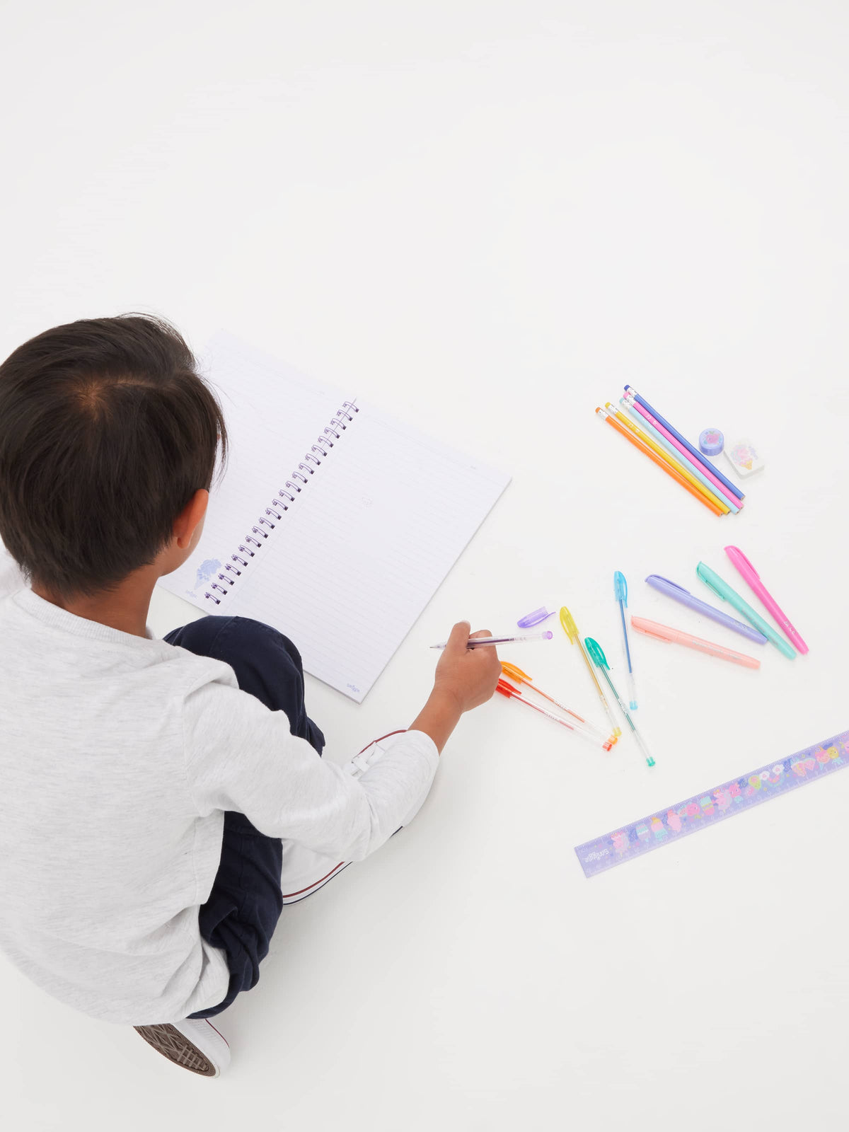 Smiggle - Happy Tales 22 Piece Mega Stationery Set