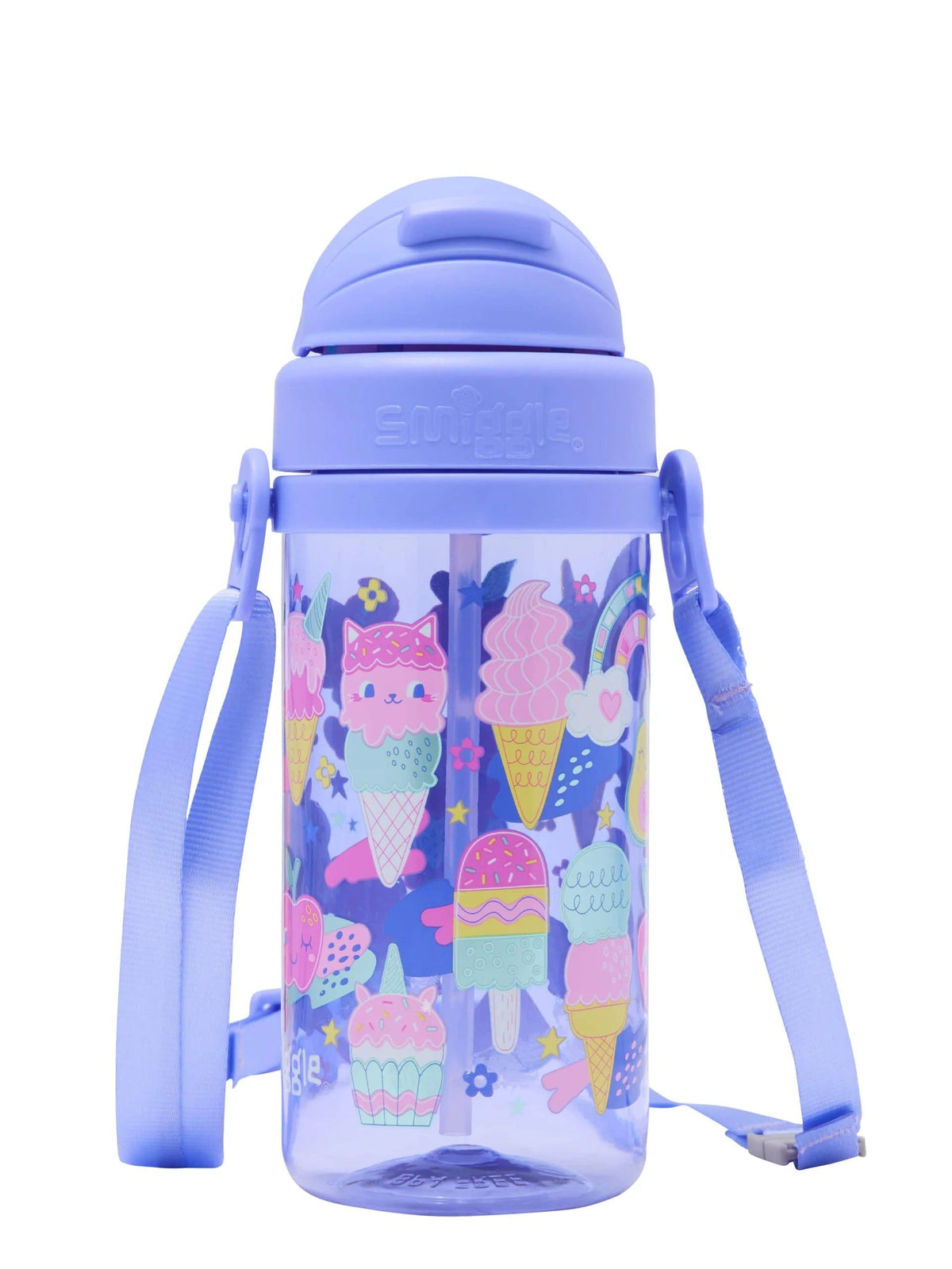 Smiggle - Happy Tales BPAsız 400ML Gizli Pipetli Suluk
