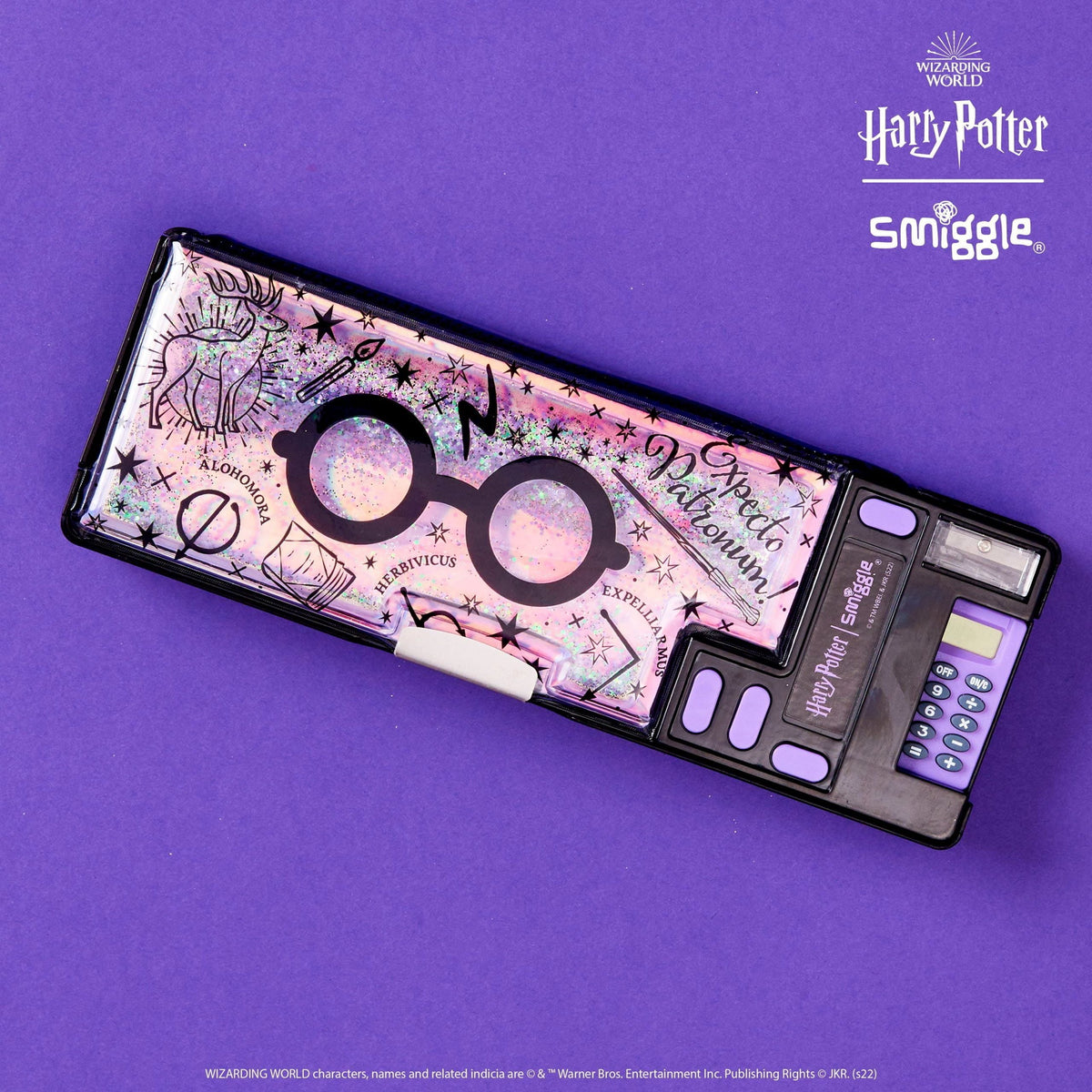 Smiggle - Harry Potter Automatic Pencil Case with Calculator