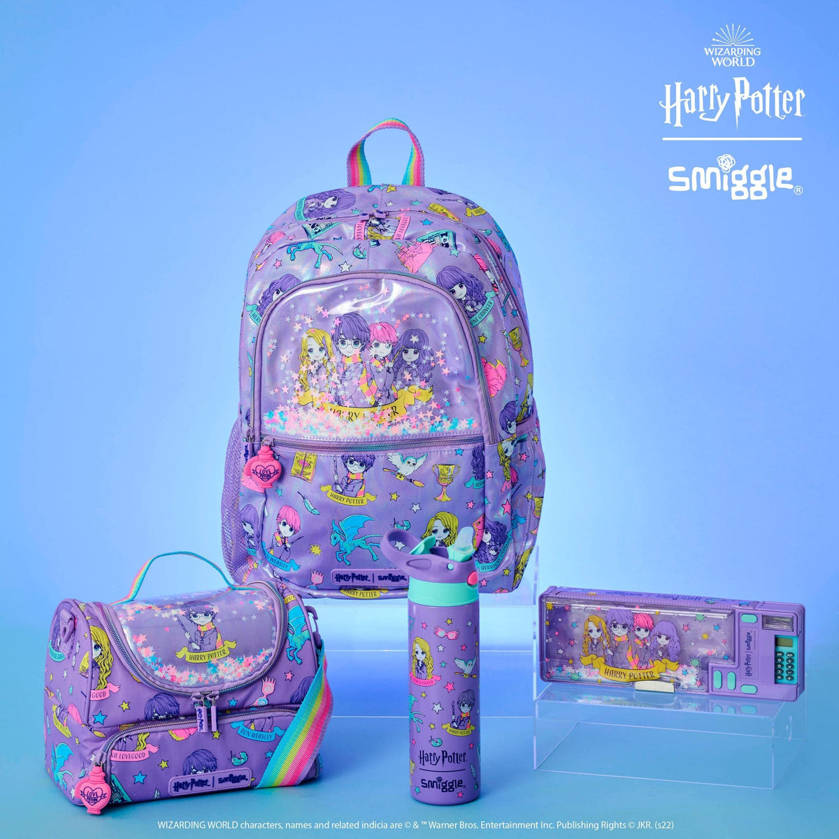 Smiggle - Harry Potter Automatic Pencil Case with Calculator