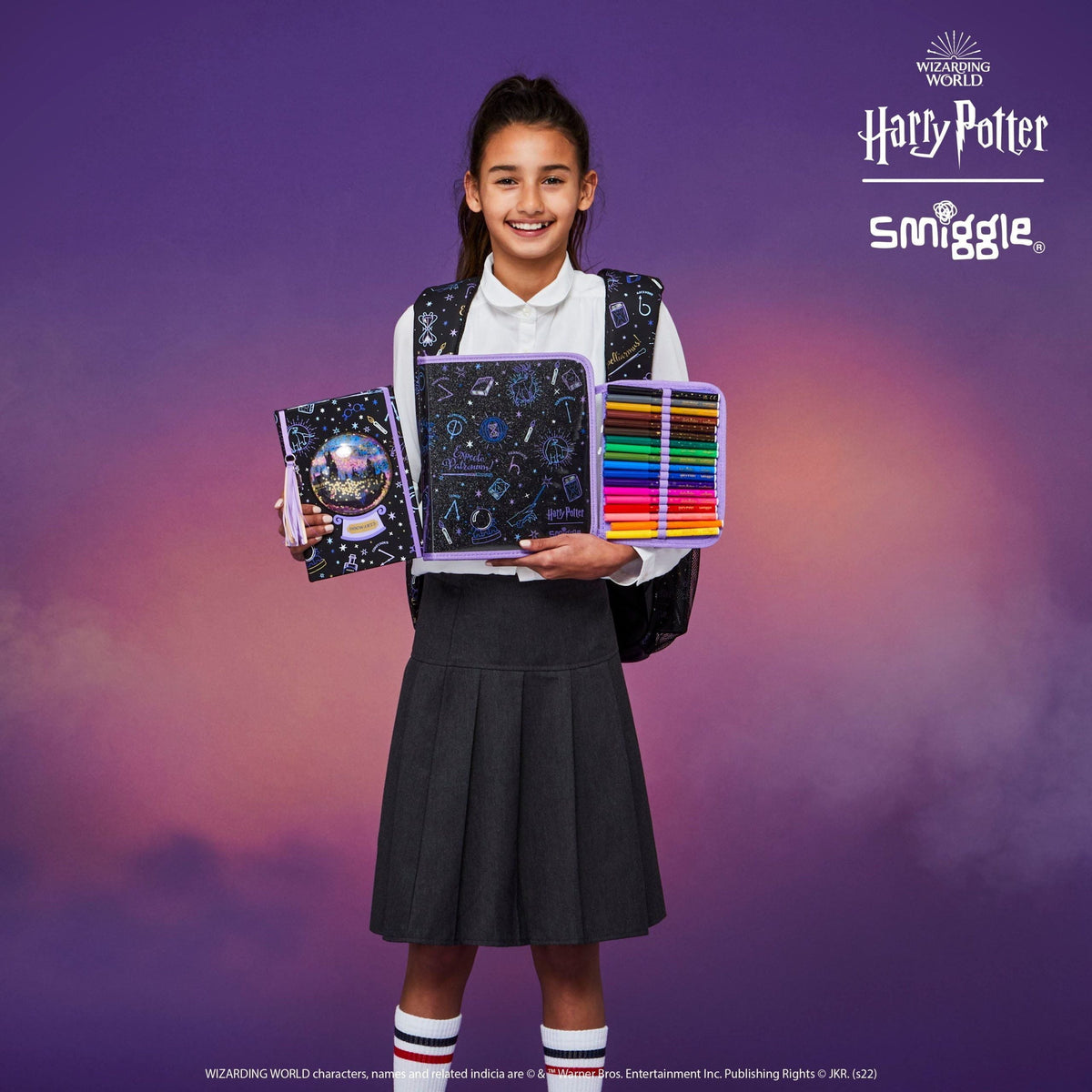 Smiggle - Harry Potter Kırtasiye Seti ve Kalem Kutusu