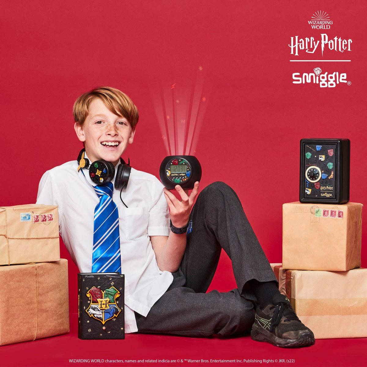 Smiggle - Harry Potter Projektörlü Işıklı Dijital Masa Saati