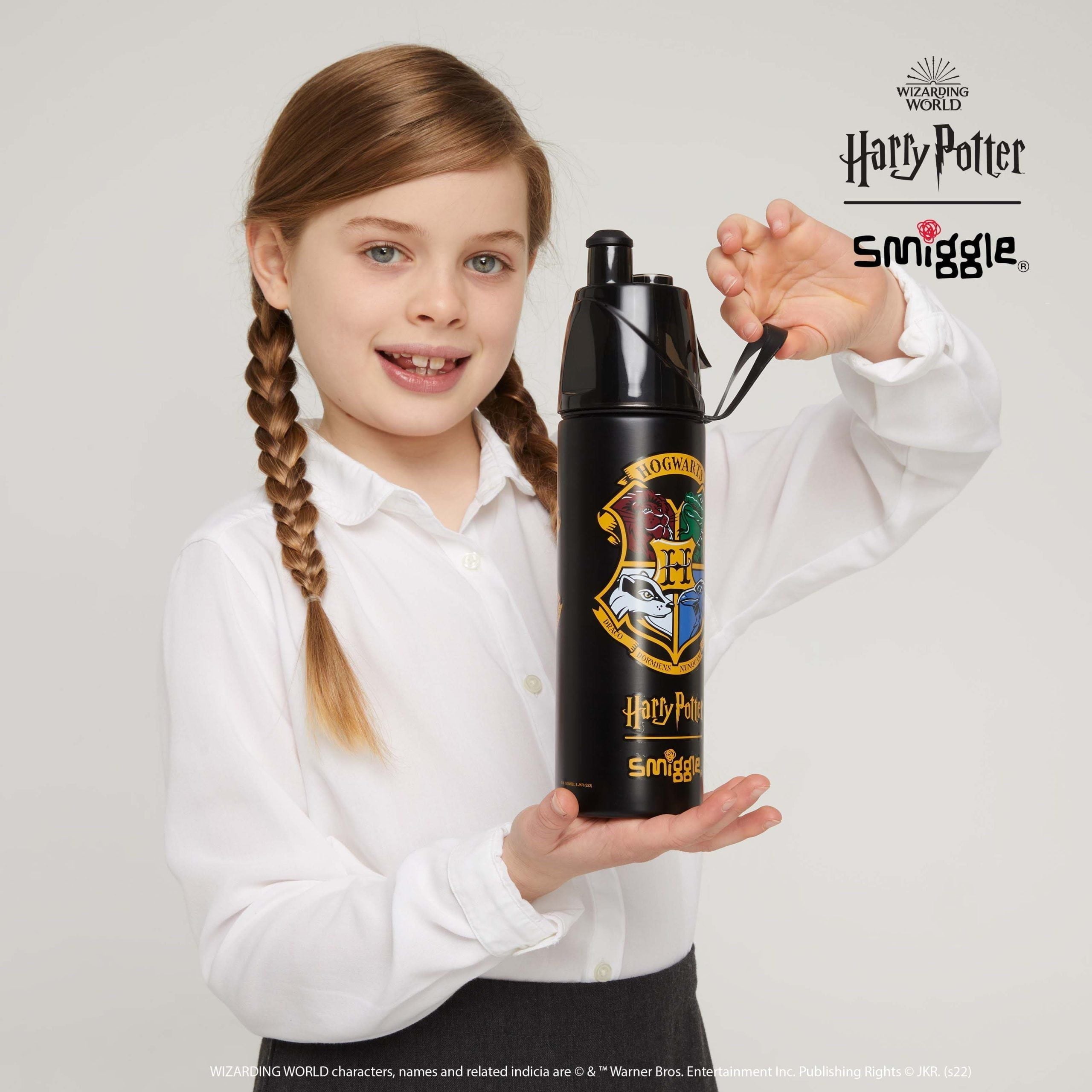 Smiggle - Harry Potter Su Püskürtmeli 500ML Çelik Matara